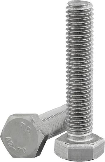 Hexagon head screw DIN 933 - M8x25mm / A2 / pack of 100 pcs.