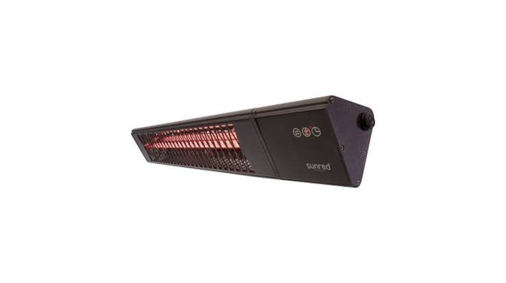 SUNRED Triangle Dark SMART Wall Heater 2500W - Black