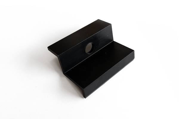 End clamp 35mm - black / ALU