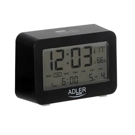 Adler AD 1196 black Alarm Clock