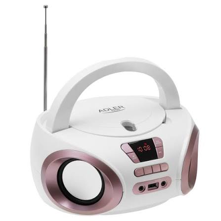 Adler AD 1181 white copper Stereo System
