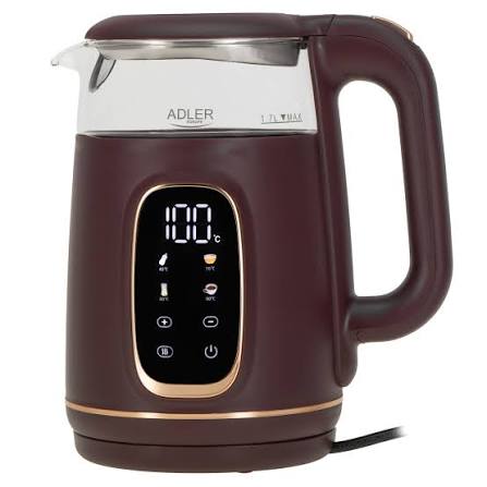 Adler AD 1305 BuG burgundy gold Electric Kettle
