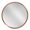 Faneco SCANDI Round Mirror 60 Cm, Copper Frame (M60MM)