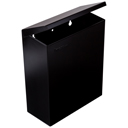 Faneco Wall-Mounted Hygienic Waste Bin 7L (WB7BL) - Black