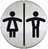 Faneco Gender-Neutral Toilet Door Sign (G4920)
