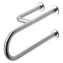 Faneco Fixed Grab Bar, Three Support Points, (Left) 85 Cm (S32UUL85SNM)