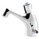 Faneco Self-Closing Basin Tap With Hand Mixer, Connection 2 X 1/2" (FAN9007)