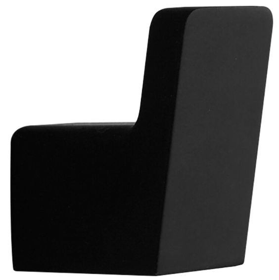 Faneco SYDNEY black Wall Mounted Single Bathroom Hook (HSH1XBL)