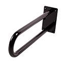 Faneco Fixed Grab Bar, Arched, 60 Cm (S32UU6SSWC) - Black