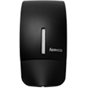 Faneco CALMA Black - soft touch Manual Liquid Soap Dispenser - 900 ml (CJ9100LPN)