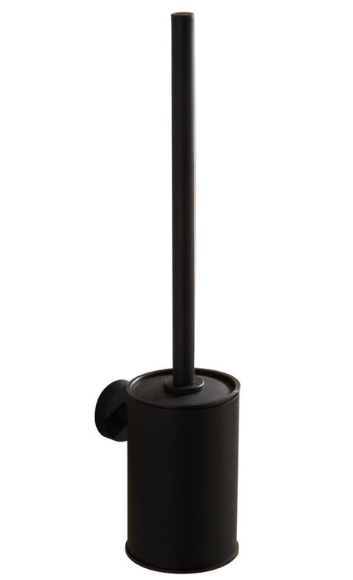 Faneco SYDNEY black Wall-Mounted Toilet Brush (HTB01XBL)