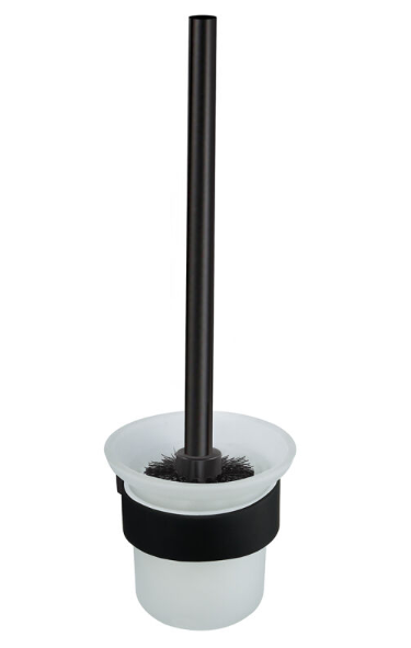 Faneco SYDNEY black Wall-Mounted Toilet Brush (HSTB1XBL)