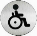 Faneco Accessible Toilet Door Sign (G4906)