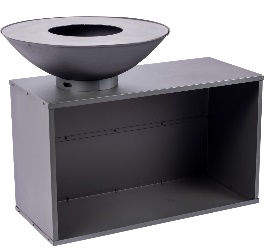 RedFire ONYX Classic Table 80 cm Steel + COVER