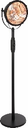 Sunred Heater Indus Bright Standing Black 2100 Watt