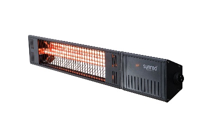 Sunred Heater Fortuna Ultra Wall Black 1500 Watt