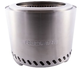 RedFire Volcano Pellet Fire Pit Extra Large Stainless Steel