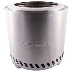 RedFire Volcano Pellet Fire Pit Large Stainless Steel